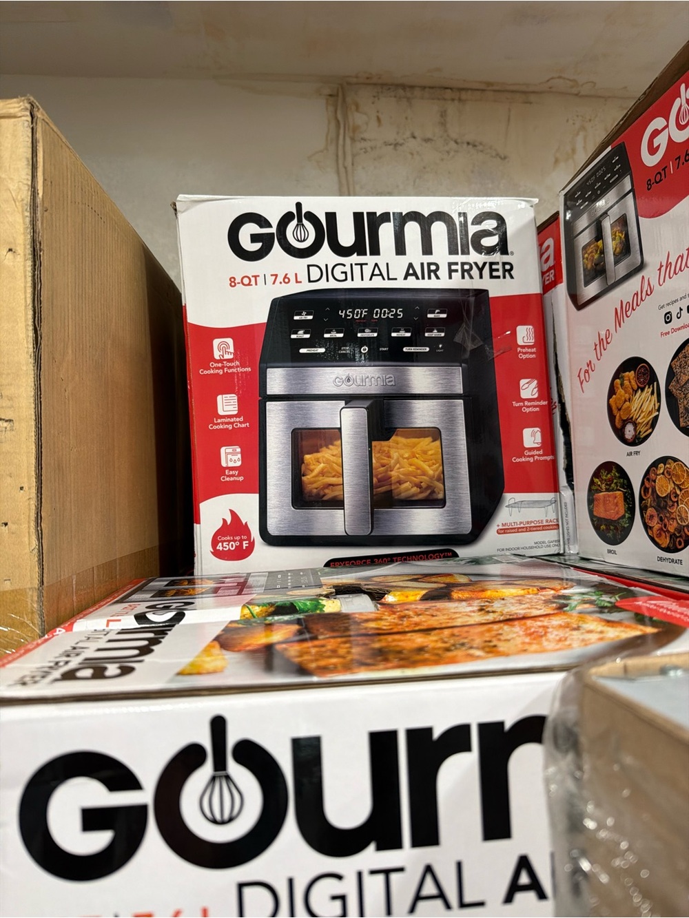 Gourmia Stainless Digital Air Fryer - Silver Finish